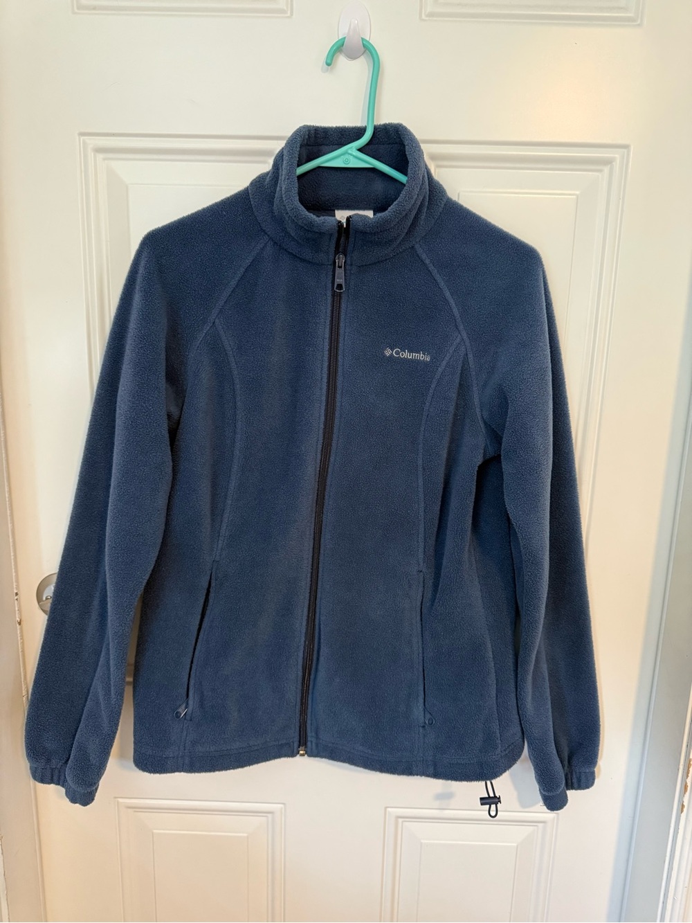 Columbia Blue Full-Zip Fleece Jacket